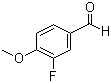 3-氟-4-甲氧基苯甲醛分子结构 (CAS 351-54-2)