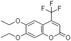 6,7-Diethoxy-4-(trifluoromethyl)coumarin molecular structure (CAS 351002-66-9)