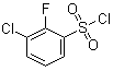 structure of CAS# 351003-48-0, 3-Chloro-2-fluorobenzenesulfonyl chloride