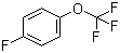结构式 CAS# 352-67-0, 4-三氟甲氧基氟苯; 对氟三氟甲氧基苯