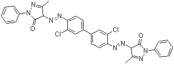 Pigment Orange 13 molecular structure (CAS 3520-72-7)