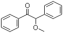 structure of CAS# 3524-62-7, (+/-)-Benzoin methyl ether;2-Methoxy-1,2-diphenylethanone; 2-Methoxy-1,2-diphenyl-1-ethanone; 2-Methoxy-2-phenylacetophenone