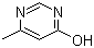 structure of CAS# 3524-87-6, 4-Hydroxy-6-methylpyrimidine;6-Methyl-4-pyrimidinol; 6-Methyl-pyrimidin-4-ol