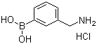结构式 CAS# 352525-94-1, 3-氨甲基苯硼酸盐酸盐