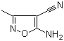 5-Amino-3-methyl-4-isoxazolecarbonitrile molecular structure (CAS 35261-01-9)
