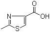 structure of CAS# 35272-15-2, 2-Methyl-1,3-thiazole-4-carboxylic acid