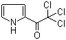 2-(三氯乙酰基)吡咯分子结构 (CAS 35302-72-8)