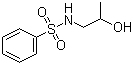 structure of CAS# 35325-02-1, N-(2-Hydroxypropyl)benzenesulphonamide;2-Hydroxypropyl benzene sulfonamide