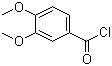 3,4-Dimethoxybenzoyl chloride molecular structure (CAS 3535-37-3)