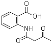 structure of CAS# 35354-86-0, N-(Acetoacetyl)anthranilic acid;Acetoacet-2-carboxyanilide