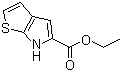 Ethyl 6H-thieno[2,3-b]pyrrole-5-carboxylate molecular structure (CAS 35357-56-3)