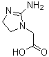structure of CAS# 35404-50-3, 2-Amino-4,5-dihydro-1H-imidazole-1-acetic acid;1-Carboxymethyl-2-iminoimidazolidine; 2-(2-Iminoimidazolidin-1-yl)acetic acid; 2-Imino-1-imidazolidineacetic acid; AM 285; Cyclocreatine