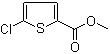 structure of CAS# 35475-03-7, Methyl 5-chloro-2-thiophenecarboxylate;Methyl 2-chloro-5-thiophenecarboxylate