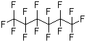 结构式 CAS# 355-42-0, 全氟己烷