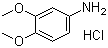 结构式 CAS# 35589-32-3, 3,4-二甲氧基苯胺盐酸盐