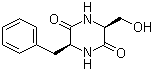 结构式 CAS# 35591-00-5, 环(L-苯丙氨酰-L-丝氨酰)
