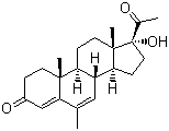 Megestrol molecular structure (CAS 3562-63-8)