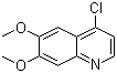 6,7-Dimethoxy-4-chloroquinoline molecular structure (CAS 35654-56-9)
