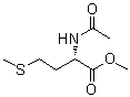 结构式 CAS# 35671-83-1, N-乙酰基-L-蛋氨酸甲酯
