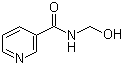 结构式 CAS# 3569-99-1, N-羟甲基烟酰胺; 羟甲烟胺