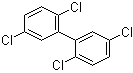 结构式 CAS# 35693-99-3, 2,2',5,5'-四氯-1,1'-联苯