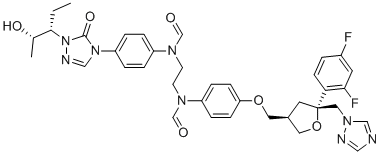 Posaconazole Impurity B molecular structure (CAS 357189-95-8)