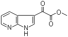 结构式 CAS# 357263-49-1, 7-氮杂吲哚-3-乙醛酸甲酯