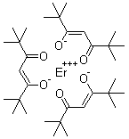 结构式 CAS# 35733-23-4, 三(2,2,6,6-四甲基-3,5-庚二酮)铒