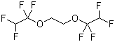 structure of CAS# 358-39-4, 1,2-Bis(1,1,2,2-tetrafluoroethoxy)ethane;Ethylene glycol bis(1,1,2,2-tetrafluoroethyl) ether