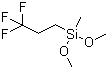 structure of CAS# 358-67-8, 3,3,3-Trifluoropropylmethyldimethoxysilane;Dimethoxymethyl(3,3,3-trifluoropropyl)silane