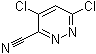 结构式 CAS# 35857-90-0, 4,6-二氯-3-哒嗪甲腈