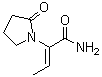 结构式 CAS# 358629-47-7, (alphaZ)-alpha-亚乙基-2-氧代-1-吡咯烷乙酰胺