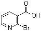 2-溴烟酸分子结构 (CAS 35905-85-2)