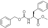 结构式 CAS# 35909-92-3, N-(苄氧羰基)-L-苯丙氨酸甲酯