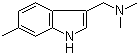 structure of CAS# 35998-04-0, 6-Methylgramine;N,N-Dimethyl-1-(6-methyl-1H-indol-3-yl)methanamine