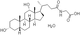 structure of CAS# 360-65-6, Glycodeoxycholic acid monohydrate