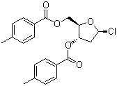 1-Chloro-3,5-di-O-toluoyl-2-deoxy-D-ribofuranose molecular structure (CAS 3601-89-6)
