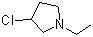 structure of CAS# 3608-70-6, 3-Chloro-1-ethylpyrrolidine
