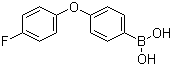 结构式 CAS# 361437-00-5, 4-(4-氟苯氧基)苯硼酸