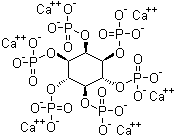 structure of CAS# 3615-82-5, Calcium phytate ;myo-Inositol hexakis(dihydrogen phosphate) calcium salt