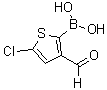 5-Chloro-3-formyl-2-thiopheneboronic acid molecular structure (CAS 36155-87-0)