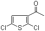 structure of CAS# 36157-40-1, 3-Acetyl-2,5-dichlorothiophene;2,5-Dichloro-3-thienyl methyl ketone; 1-(2,5-Dichloro-3-thienyl)ethan-1-one