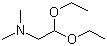 structure of CAS# 3616-56-6, 2,2-Diethoxy-N,N-dimethylethylamine;(Dimethylamino)acetaldehyde diethyl acetal