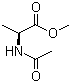 结构式 CAS# 3619-02-1, N-乙酰基-L-丙氨酸甲酯