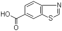 Benzothiazole-6-carboxylic acid molecular structure (CAS 3622-35-3)