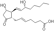 structure of CAS# 363-24-6, Prostaglandin E2 ;Dinoprostone; (5Z,11a,13E,15S)-11,15-Dihydroxy-9-oxoprosta-5,13-dien-1-oic acid; 7-[3-Hydroxy-2-(3-hydroxy-1-octenyl)-5-oxocyclopentyl]-5-heptenoic acid; PGE2