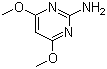 structure of CAS# 36315-01-2, 2-Amino-4,6-dimethoxypyrimidine;4,6-Dimethoxypyrimidin-2-amine