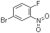 structure of CAS# 364-73-8, 4-Bromo-1-fluoro-2-nitrobenzene;5-Bromo-2-fluoronitrobenzene