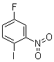 4-氟-1-碘-2-硝基苯分子结构 (CAS 364-77-2)