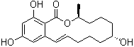structure of CAS# 36455-72-8, alpha-Zearalenol;(3S,7R,11E)-3,4,5,6,7,8,9,10-Octahydro-7,14,16-trihydroxy-3-methyl-1H-2-benzoxacyclotetradecin-1-one